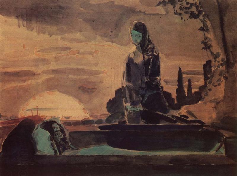Mikhail Vrubel The Lamentation China oil painting art